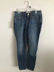 Universal Thread Women’s Mid-Rise Skinny Denim Jeans Medium Blue 00/24S - Picture 1 of 6