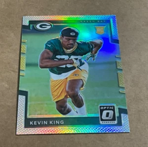 2017 Panini Donruss Optic 129 Kevin King Rookie Silver Prizm Green Bay Packers - Picture 1 of 2