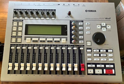 Yamaha AW16G 16-Track Digital Audio Workstation With Hook Up Chords. - Image 1 of 4