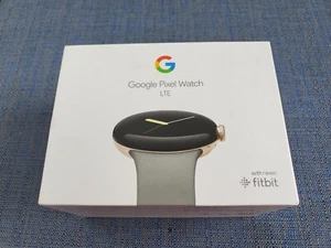 Google Pixel Watch LTE 41mm Champagne Gold Stainless Steel Active Band - Picture 1 of 5