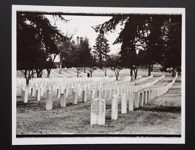 Impresión de cuarto oscuro de bellas artes de "Cemetery -14 soldados desconocidos" Santa Fe, casi nuevo Foto 1 de 4