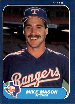 Mike Mason #565 1986 Fleer - Image 1 of 2