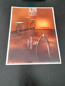 1992 ALEPH UBIK STUHL HOCKER VICIEUSE DESIGN PHILIPPE STARCK VINTAGE AD - Bild 1 von 1