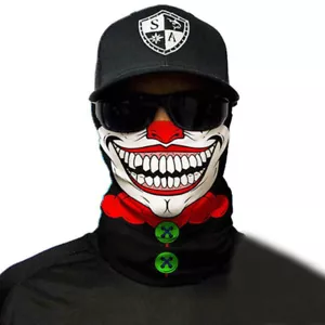 3D Neck Gaiter Face Mask Bandana Motorcycle Sun Protect Cycling Breathable Scarf - Picture 1 of 9