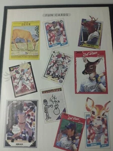 Rob Deer Funny baseball cards Vintage MAGAZINE Page Framed (New Frame) - Picture 1 of 2