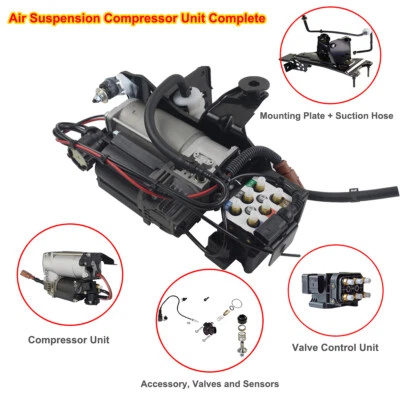 Kompressor Luftfederung Komplett Für Audi A6 C6 4F KOMBI BJ 04-11 Luftfahrwerk