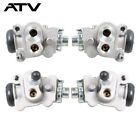 GENRICS All Four Front Brake Wheel Cylinders for Honda FourTrax 300 1988-2000