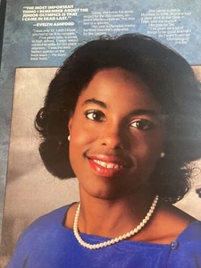 Original Print Ad Of Olympian Evelyn Ashford For Dean Witter - Picture 1 of 3