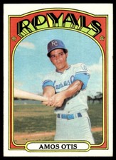 1972 Topps Baseball Amos Otis Kansas City Royals #10 EX-MT