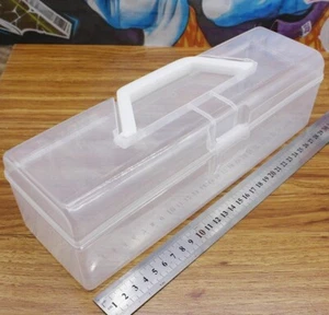 Soldatenzubehör Puppenaufbewahrungskoffer im Maßstab 1:6 transparente Empfangsbox - Bild 1 von 2