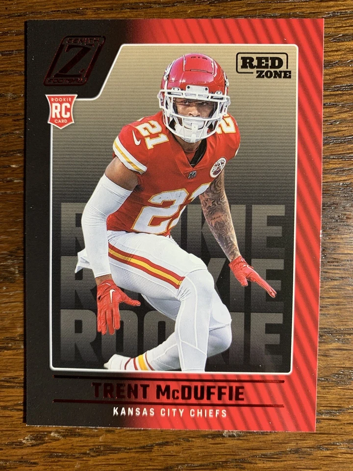 2022 Zenith Trent McDuffie #144 Red Zone Rookie Kansas City Chiefs RC - Image 1 of 1