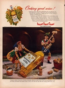 1947 COLONIA SVIZZERA ITALIANA I migliori vini da tavola della California - Tappare buon vino! - Foto 1 di 1