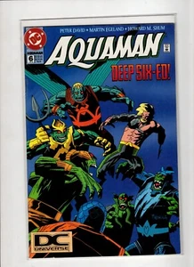 AQUAMAN #6 vol 5 ~ DC Universe Logo / Peter David / Mike Mignola @1995 - Picture 1 of 1