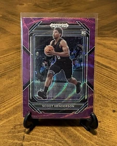 2023 Panini Prizm Draft Picks #24 Scoot Henderson RC Purple Wave PSA 10 - Picture 1 of 2