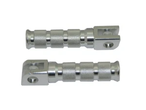 Poggiapiedi Set Alluminio Frontale Tondo per Suzuki DL GSX R Sv TL 1400 750 600 - Foto 1 di 1