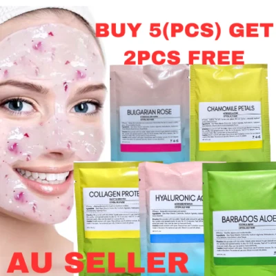 Peel-Off Facial Mask Hydrating For Face & Skin Rose Collagen Aloe Chamomile 20g - Image 1 of 4