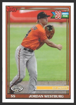 Jordan Westburg #PD-186 2021 Topps Pro Debut - Image 1 of 2