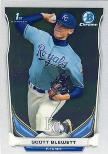 (63) 2014 Bowman Draft SCOTT BLEWETT Rookie LOT ALL CHROME Royals CDP54 - Picture 1 of 1