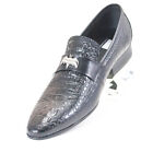 CK1469 Chris Kaadu Men Dress Comfort Shoe Loafer Black