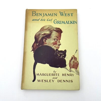 Benjamin West and his Cat Grimalkin by Marguerite Henry & Wesley Dennis 1947 - Image 1 of 4