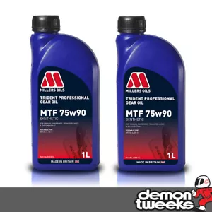 2 x Millers Oils Trident Professional MTF 75W90 Fully Synthetic Gear Oil - 1L - Picture 1 of 1