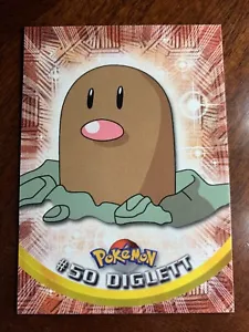 1999 Topps Pokemon Animazione TV Logo Blu #50 Diglett SPEDIZIONE COMBINATA GRATUITA - Foto 1 di 2