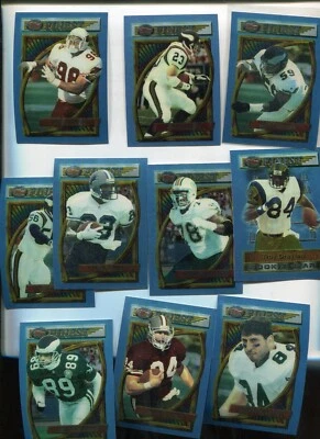 1994 TOPPS FINEST NFL FOOTBALL 20 DIFFERENT CARD LOT - Image 1 of 2