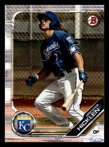 2019 Bowman Draft Brewer Hicklen  Kansas City Royals #BD-75 Mint