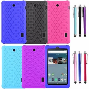 Anti Slip Protective Soft Silicone Case For Amazon Fire HD/Samsung Galaxy Tablet - Picture 1 of 28