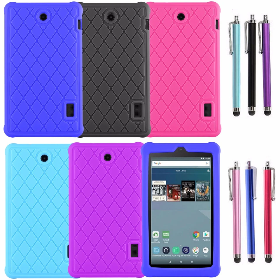 Anti Slip Protective Soft Silicone Case For Amazon Fire HD/Samsung Galaxy Tablet - Image 1 of 1
