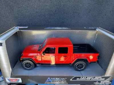 Motor Max 1:24 Scale Diecast Red 2021 Jeep Gladiator. - Image 1 of 4