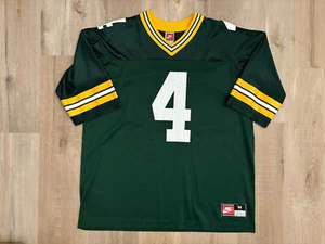 Vintage Nike Brett Favre Jersey Green Bay Packers NFL Men's Size Medium - Picture 1 of 14