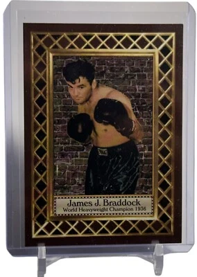 James J Braddock '36 World Heavyweight Champ Fan Club Card #202/300 - Image 1 of 4