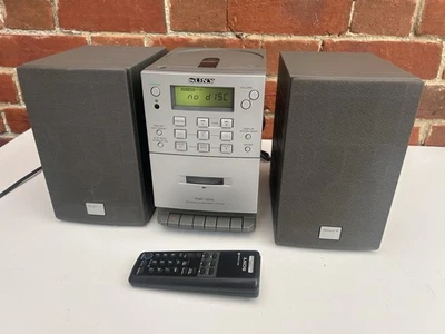 Sony PMC-205L Mini Stereo Component System - TESTED (Tape Deck Needs Belts) - Image 1 of 4