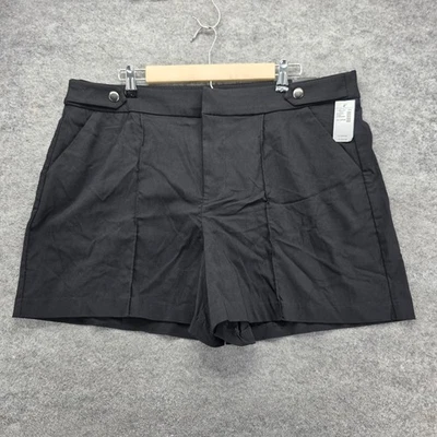 Maurices Shorts Womens 2XL Bengaline High Rise 4 Inch Inseam Pockets Stretch - Image 1 of 4