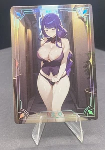 Tarjeta Raiden Shogun Genshin SP Goddess Story Under the Nightgown Waifu SP-21 - Imagen 1 de 2