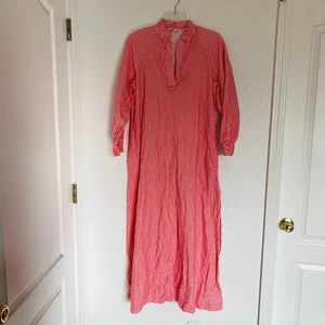 Vintage Brandywine red white Christmas morning full length sleep dress (Size: S) - Picture 1 of 6