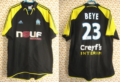 Maillot Olympique Marseille 2004 Beye #23 Neuf Telecom Adidas jersey OM - XL - Photo 1/4