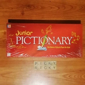 Junior Pictionary The Game of Quick Draw for Children Kids Drawing - Mattel/2002 - Picture 1 of 5