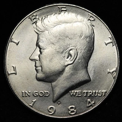 1984-P Kennedy Silver Half Dollar GEM BU *UNCIRCULATED* MS E332 TAC - Image 1 of 2