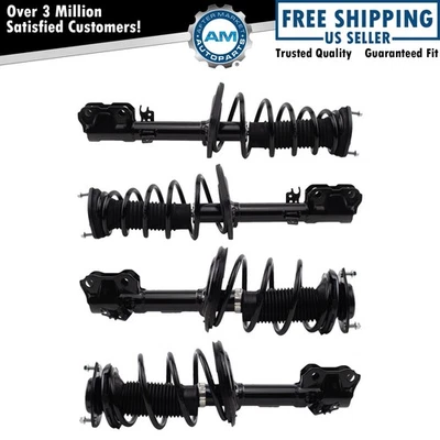 Front and Rear Strut & Spring Assembly Set Fits 2013-2018 Lexus ES300h ES350 Foto 1 de 4