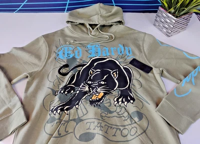 NUEVO SUÉTER CON CAPUCHA PANTERA AGACHADA RESISTENTE EDICIÓN MEDIA PARA HOMBRE NUEVO CON ETIQUETA Foto 1 de 4