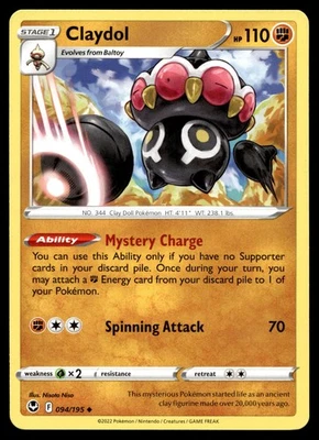 Claydol 094/195 SWSH12: Silver Tempest - Image 1 of 2