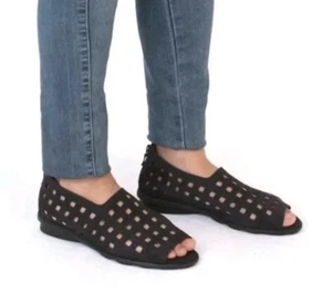 $325 Arche Drick Slip On Sandals Loafers Nubuck Leather French Artsy 9 US 40 EU - Picture 1 of 16