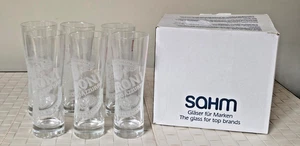 (6) Peroni Signature Nastro Azzurro Italienische Bier Pint Gläser Sahm Toronto - Bild 1 von 4