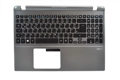 Acer Aspire M5-581G original Tastatur inkl. Topcase DE (deutsch) schwarz/silber  - Bild 1 von 2