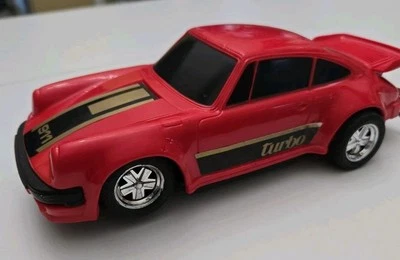 Vintage Porsche 911 Car w/ Tethered Racing Glove Remote Control  - Image 1 of 4