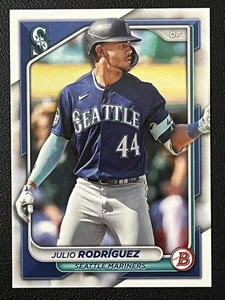 2024 Bowman #90 Julio Rodríguez Seattle Mariners Baseball Card - Picture 1 of 2