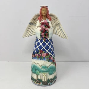 Jim Shore Heartwood 2003 Guardian of the Garden and Flowers 9” Angel Figurine - Picture 1 of 6
