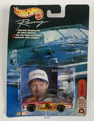 Hot Wheels Racing Bill Elliot McDonald's 2000 diecast con tarjeta Foto 1 de 2